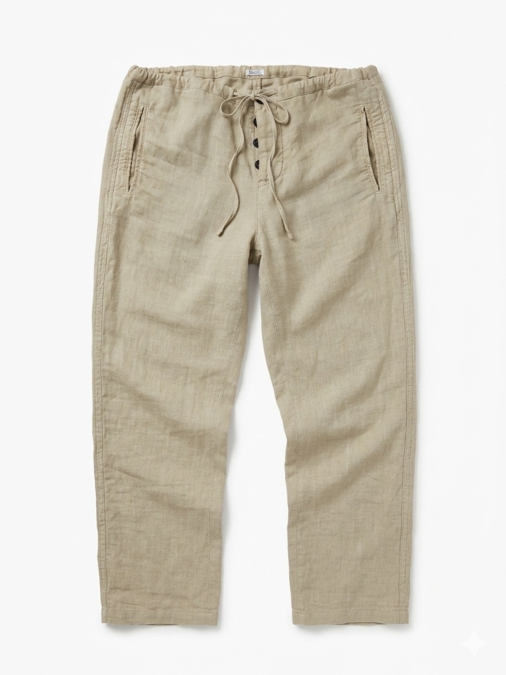 BRINE Casual Tan Linen Pants